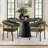 Heckman 5-Pieces Round Dining Table Sets-129451630
