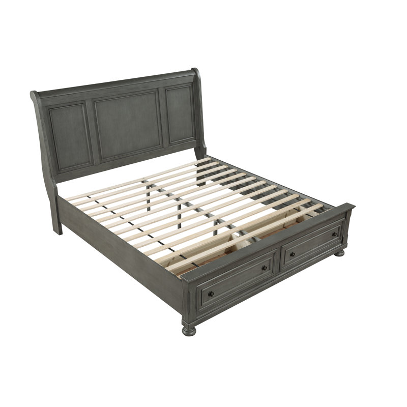 Abegail Platform Storage Bed, King