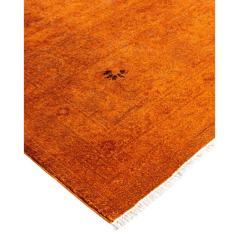 Overyed One-of-a-Kind Rectangle 9'2" X 12'2" Hand Knotted Area Rug