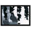 Reproduction d'art contemporain encadré abstrait noir et blanc pour salle de bain-68784038-68784039