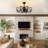 Cantin 30.3" Classic Black Caged Farmhouse Ceiling Fan With Light Kit and Remote Controll