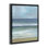 Cadre flottant Calming Blue Waves Impression, design par Sally Swatland