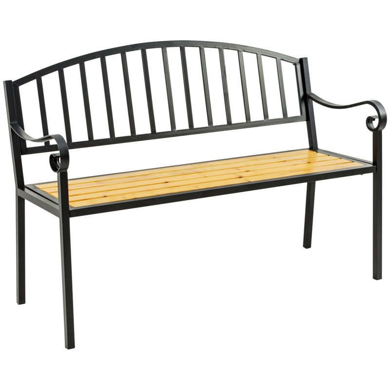 Banc de parc en acier Chevell
