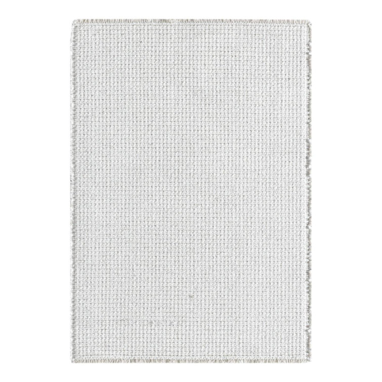 Two Tone Fringed Area Rug
