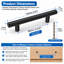 Stainless Steel Modern Drawer Pulls, Cabinet Hardware Multipack for Kitchen, Dresser & Bathroom Vanity（10pack）-137881887