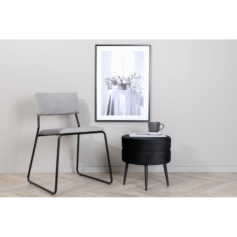 Danyka Upholstered Dining Chair, Light Grey