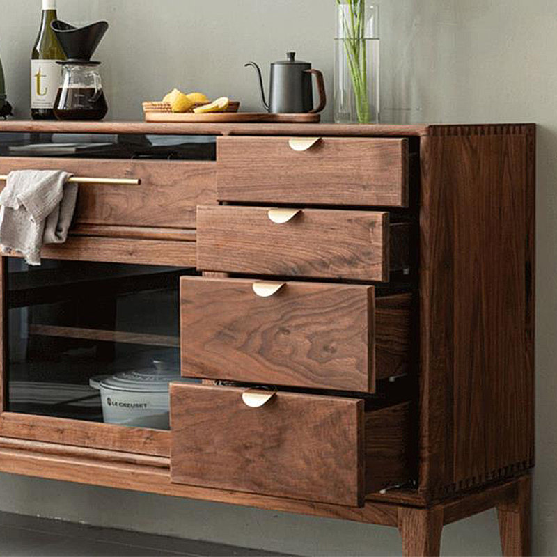 Buffet de rangement simple pour bar à thé, H 35,43 po x l 70,87 po x P 16,54 po