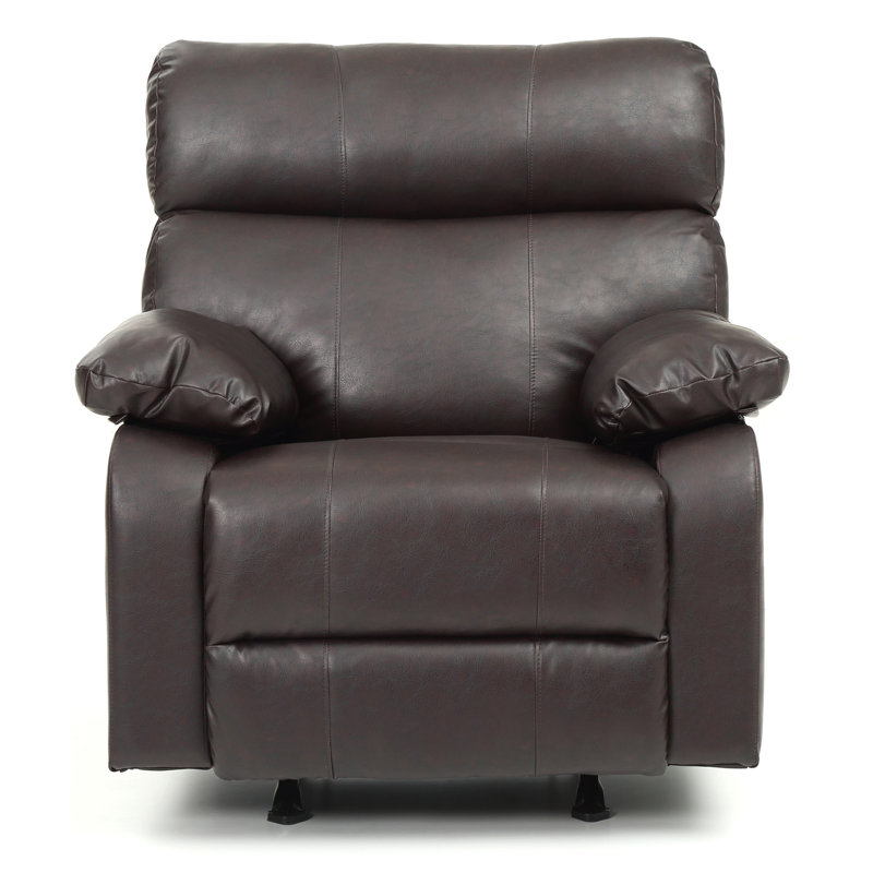 Fauteuil inclinable Manny, brun foncé, Marron foncé