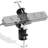 Liquid Stands Piano Stand Power Strip Mount - Fits 1" To 3.4" - Piano Desk Clamp Power Strip Holder - Removable Under Desk Power Strip Holder For Edge - Sturdy Table Clamp Mount And Cable Management