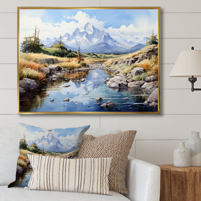 Besnik Mountains Pinnacle Reflections II, reproduction d'art sur toile