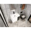 Meuble-lavabo mural en composite avec lavabo pratique en céramique-129469859
