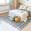 Delaine Striped Hand Woven Area Rug-346252574
