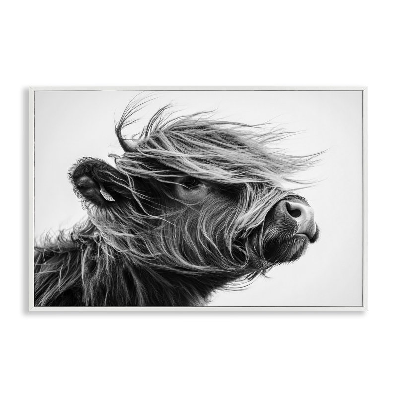 «Handsome Highland Portrait», estampe numérique, conception de Tina LeCour, H 12 po x l 18 po