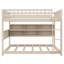 Bunk Bed With Integrated Shelving,And Pegboard-1618380073