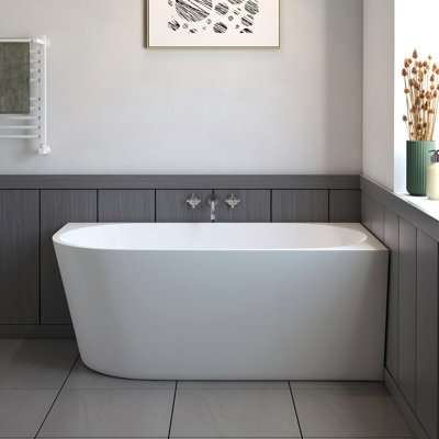59'' x 29.5'' Soaking Acrylic Bathtub