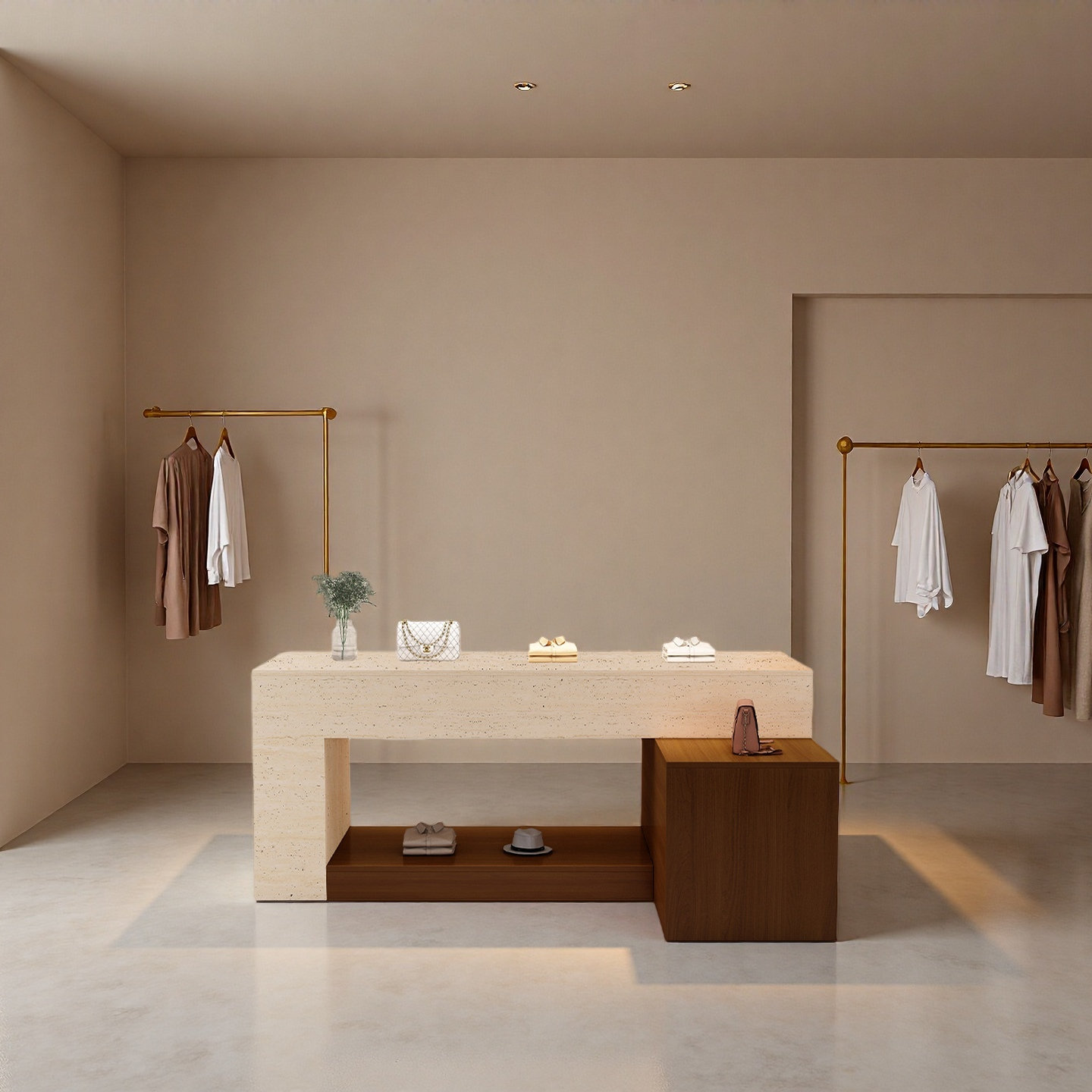 Orren Ellis Multifunctional display table for clothing store - Wayfair ...
