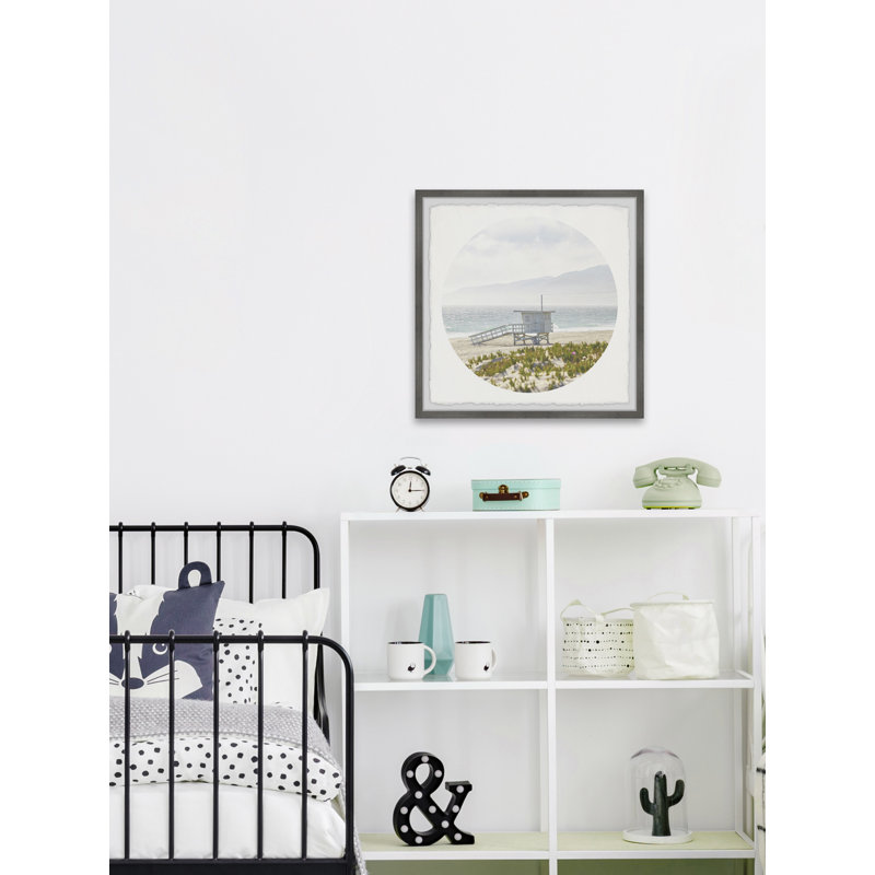 Lifeguard Station - Single Picture Frame Painting, 81cm H x 81cm W x 3.81cm D