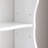 8-layer Adjustable Ultra-thin Bookshelf With Wavy Border – Detachable Upper & Lower Cabinets, 3-level Shelves, High Narrow Design For Home Office Display & Multi-functional Storage