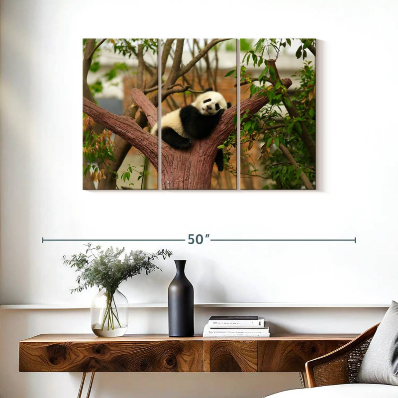 Brampt  Sleeping Baby Panda, 24" H x 38" W