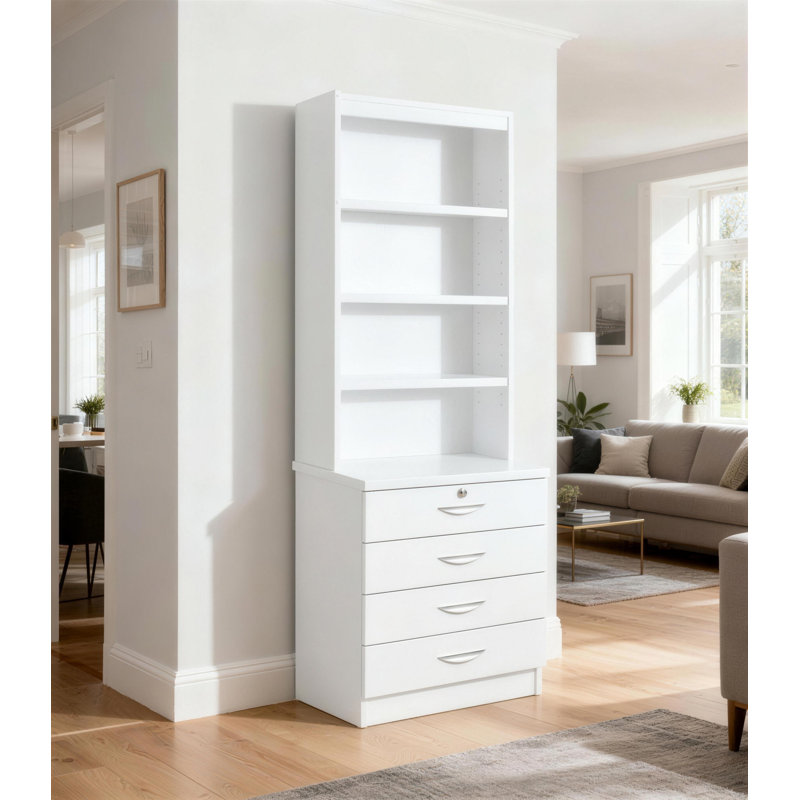 Brenasia 4 -Drawer, White
