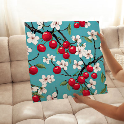 «Food and Kitchen Cherry Dreams III», reproduction d'art moderne sans cadre