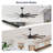 Cissline 65" Black Modern Ceiling Fan No Light with Remote Control for Living Room/Bedroom