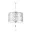 Luminaire suspendu cylindrique à 1 lumière