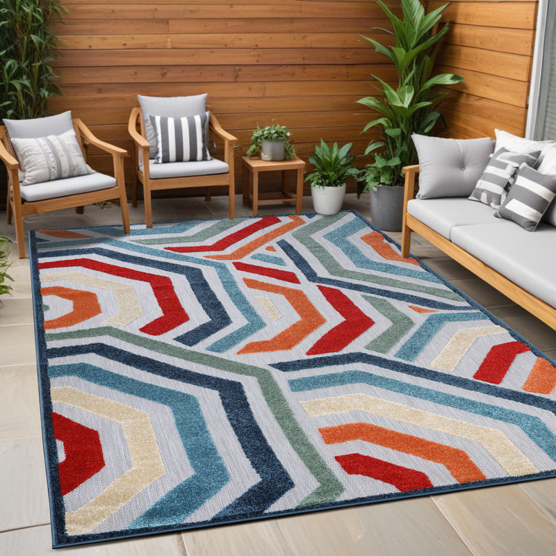 Tapis d'extérieur Clopein Waimea, Rectangle 6 pi x 9 pi