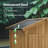 6.32 ft Height Outdoor Tool Shed with Adjustable Shelves, Waterproof Roof and Lockable Door