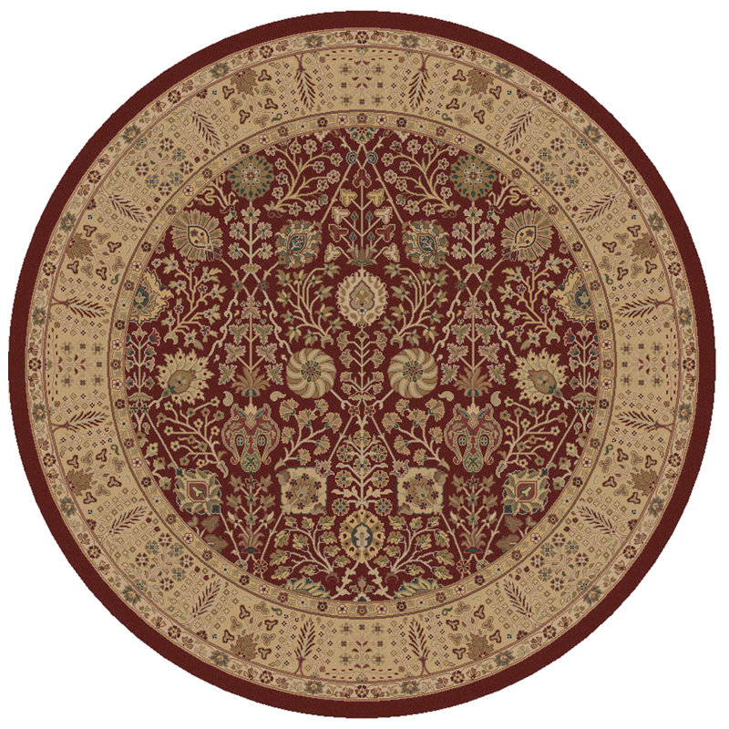 Darly Oriental Indoor Rug, Round 7'9"