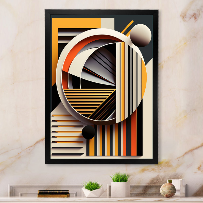 Chrie - Picture Frame Print on Canvas, Black, 34" W x 44" H