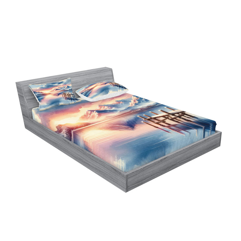 Ensemble de draps en microfibre pour chambre d'amis, Double