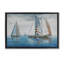 Toile flottante maritime encadrée brune par Max Maxx-734826848-734826851