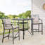 Tabouret de bar 27 po avec coussin Airic