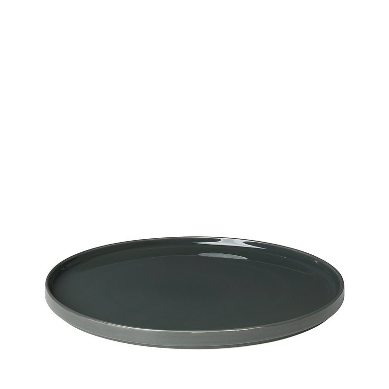 PILAR Stoneware Serving Platter, Agave Green