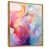 Toile avec cadre flottant or