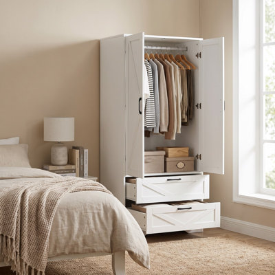 2 Door Metal Wardrobe