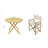 Round Yes Outdoor Bistro Table Yes , 31.5 " W 31.5 " D
