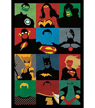 Justice League™ - Vintage Poster