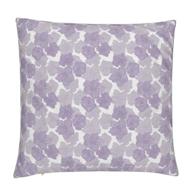 Trois Fleurs Luxury Throw Pillow, Square 22"
