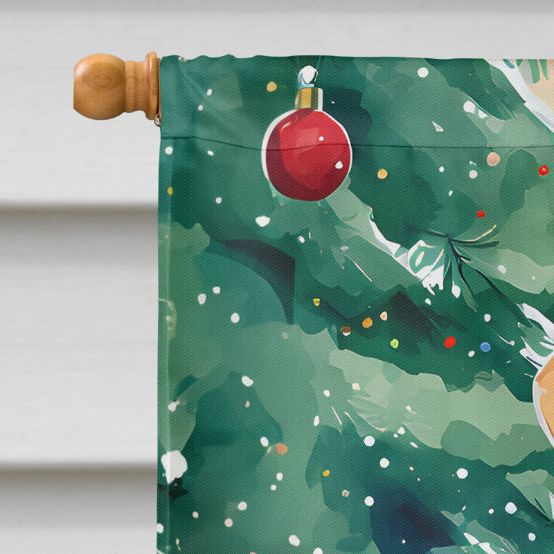 Double Sided Polyester Christmas, 40'' H x 28'' W