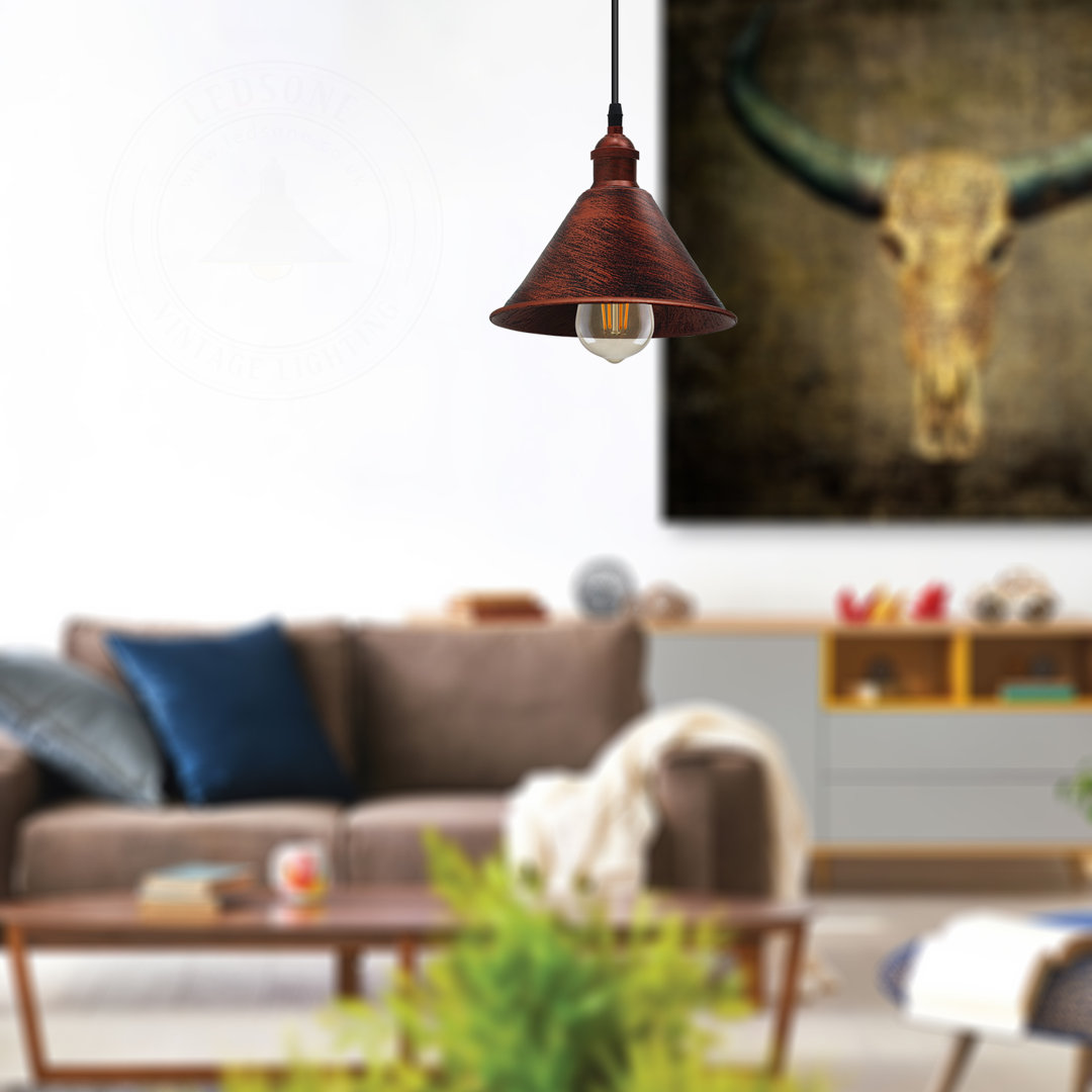 Sven 1 - Light Single Cone Pendant with No Secondary Or Accent Material Accents