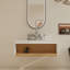 Ensemble de meuble-lavabo simple mural 36 "avec lavabo en céramique-134377856-134478761