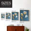 Impression encadrée FLORAL Series Cxxxix - bois massif-1815520966
