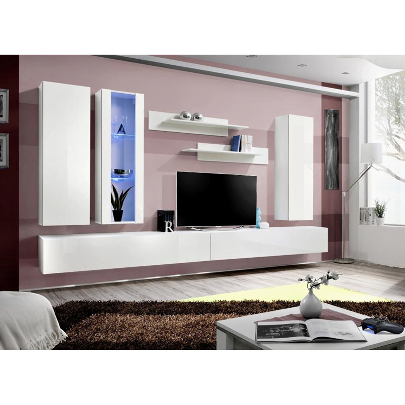 Unfinished Entertainment Centre for TVs up to 75", White