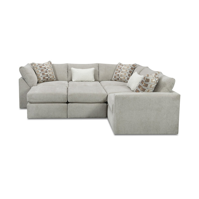 Nolte Pebble 7-pc Modular With Ottomans