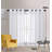 Bantice Polyester Sheer Curtain Pair-2077884840-2077884832