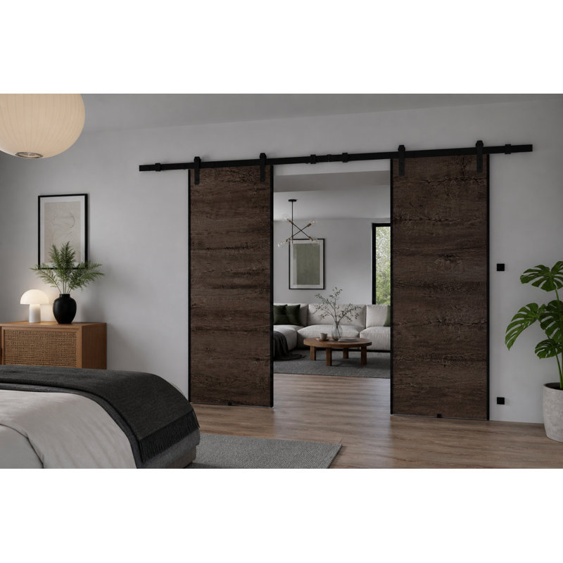 Door, 132cm x 205cm, Dark Brown