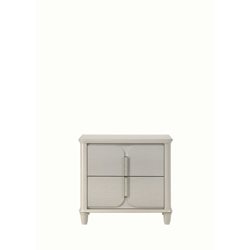 Table de chevet avec 2 tiroirs Laveda