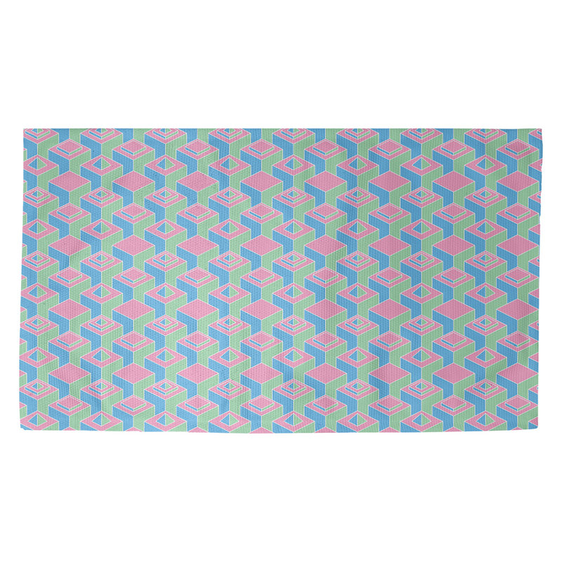 Jordao Geometric Indoor Rug, Rectangle 3' x 5'